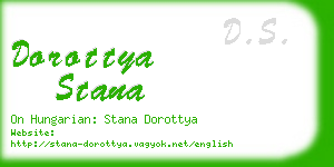dorottya stana business card